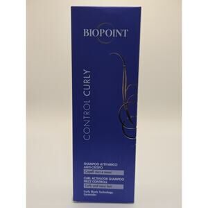 Anti Frizz Curly Control Shampoo Hydrates Hair BioPoint Curl Activator 200ml